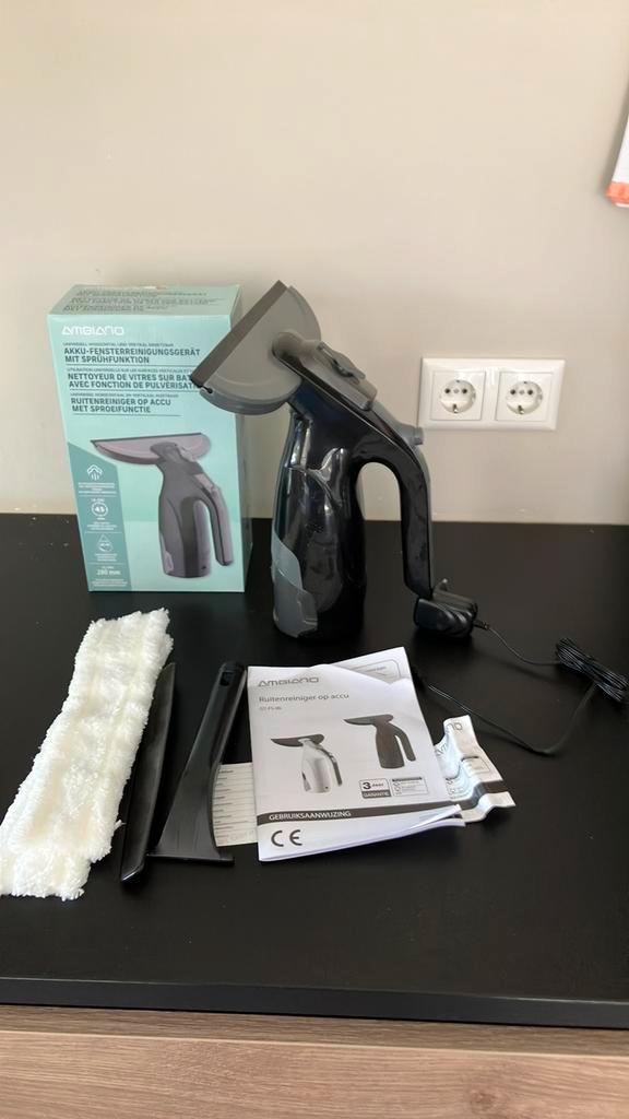 Draadloze Ruitenreiniger op accu, Huis en Inrichting, Schoonmaakartikelen, Raamwisser of Trekker, Ophalen of Verzenden
