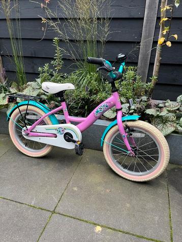 Leuke meisjesfiets 16 inch roze beschikbaar voor biedingen