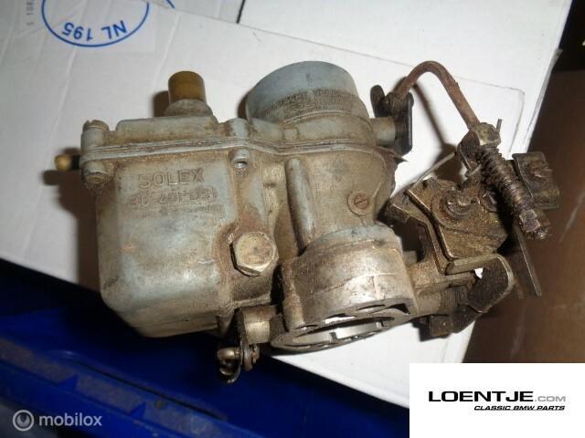 solex caburateur 36-40 BMW 02-serie E6/ E10/ 114 ('74-'77), Auto-onderdelen, Motor en Toebehoren, BMW, Gebruikt, Ophalen of Verzenden