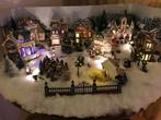 Compleet Kerstdorp Lumax , alles in één koop. Unieke kans!, Ophalen, Gebruikt