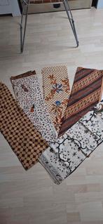 5 Oude Indonesische Batik Sarongs/Wikkelrokken, Gebruikt, 50 tot 100 cm, Overige kleuren, Ophalen of Verzenden