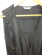 Promod zwarte zijde Jumpsuit heel weinig gebruikt., Maat 38/40 (M), Ophalen of Verzenden, Zo goed als nieuw, Zwart