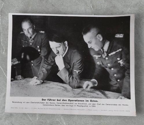Duitse WO2 Der Führer Osten kriegsberichter foto, Verzamelen, Militaria | Tweede Wereldoorlog, Landmacht, Foto of Poster, Duitsland