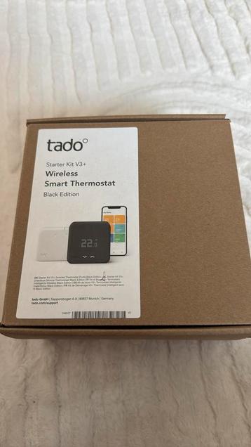 Tado Starter Kit V3 Slimme thermostaat Black Edition beschikbaar voor biedingen