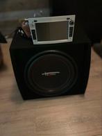 Subwoofer en opel radio, Auto diversen, Autospeakers, Ophalen of Verzenden, Zo goed als nieuw