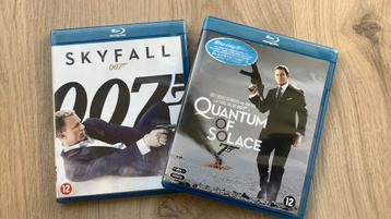 James Bond 007 Quantum of Solace  en Skyfall Blu-ray  beschikbaar voor biedingen
