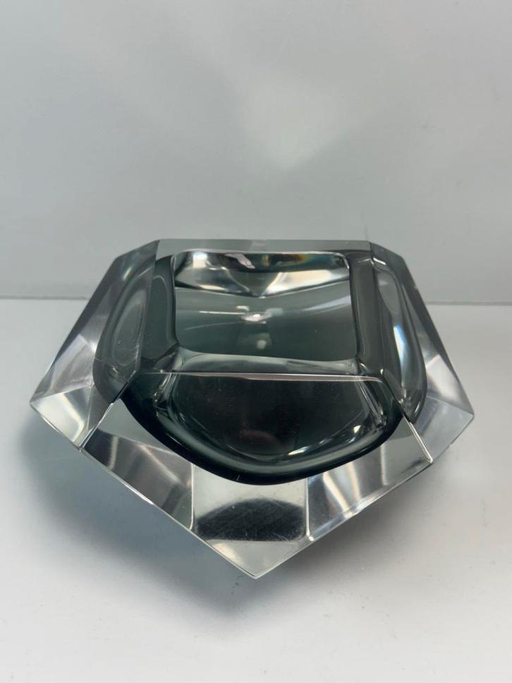 Flavio Poli Seguso Murano Asbak Sommerso, Antiek en Kunst, Antiek | Glas en Kristal, Ophalen of Verzenden