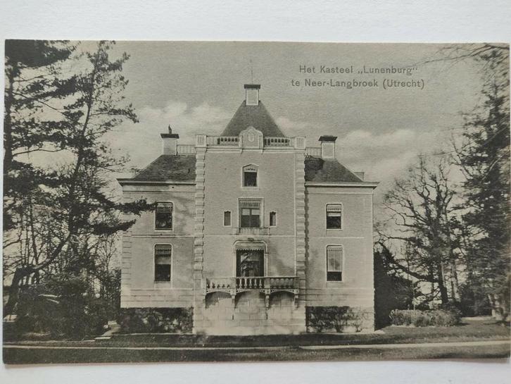 J1125 Langbroek Neer, Verzamelen, Ansichtkaarten | Nederland, Noord-Holland, 1920 tot 1940, Ophalen of Verzenden