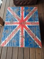 Industriële tafel/sober/oude meuk, Ophalen, Vierkant, 50 tot 100 cm, Zo goed als nieuw