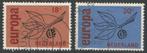 Nederland NVPH nr 847/8 gestempeld Europazegels 1965, Verzenden, Na 1940, Gestempeld