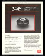 2x JBL 2445J + 3x 2380A Hoorns, Audio, Tv en Foto, Luidsprekers, Ophalen, Gebruikt, JBL, Overige typen