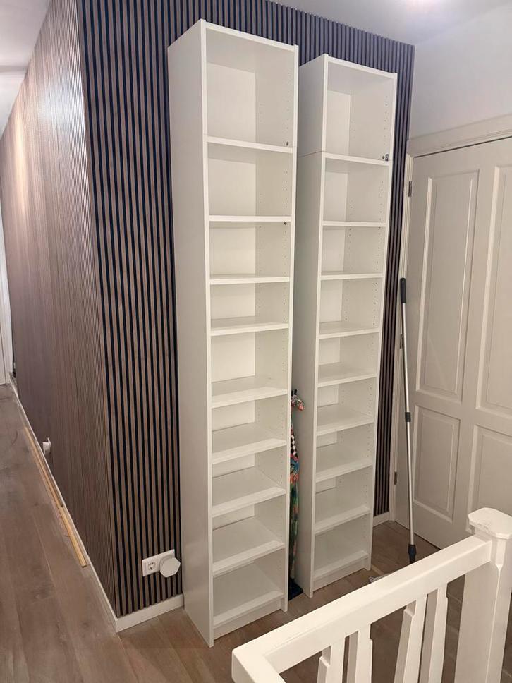IKEA Billy Boekenkast Wit 40cm + Opzetstuk, Huis en Inrichting, Kasten | Stellingkasten, Gebruikt, Ophalen