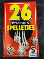 26 Dobbelsteen Spelletjes, Gebruikt, Schmidt, Ophalen of Verzenden, Reisspel