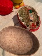 #pasen Antiek Paasei candycontainer, Diversen, Pasen, Gebruikt, T, Ophalen of Verzenden, N