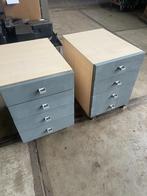 ladeblok van zware kwaliteit (prijs voor 2 stuks), Huis en Inrichting, Ophalen, Met wielen, Gebruikt, Bureau