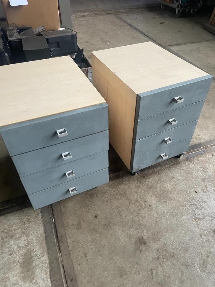 ladeblok van zware kwaliteit (prijs voor 2 stuks), Huis en Inrichting, Bureaus, Gebruikt, Bureau, Met wielen, Ophalen