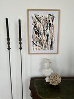 Kunst mid century modern art painting schilderij artwork, Antiek en Kunst, Ophalen of Verzenden