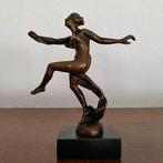 Bronzen naakte vrouw Art Deco., Ophalen of Verzenden