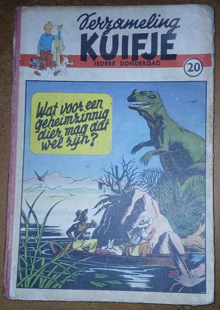 weekblad kuifje, albums 20, 21, 22, 23 (1953/54), Diverse, Meerdere stripboeken, Ophalen, Gelezen