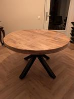 Ronde Mango Houten Eettafel - 120cm, Ophalen, Rond, Zo goed als nieuw, Vier personen