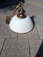 Hanglamp melkglas, Huis en Inrichting, Lampen | Hanglampen, Ophalen, Vintage, Minder dan 50 cm, Glas