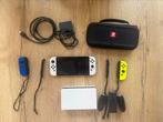 Nintendo Switch OLED + Extra Joy-Cons + Hoes, Ophalen of Verzenden, Zo goed als nieuw, Met 2 controllers, Switch OLED