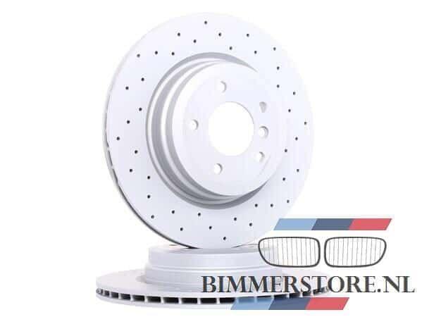 Race remschijven geperforeerd geventileerd achterzijde Zimme, Auto-onderdelen, Remmen en Aandrijving, BMW, Nieuw, Ophalen of Verzenden