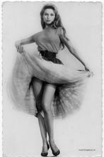 Filmsterren ansichtkaart Brigitte Bardot, Verzenden, 1940 tot 1960, Ongelopen, Sterren en Beroemdheden
