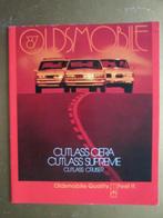1987 OLDSMOBILE medium size modellen grote brochure, Engels, Ophalen of Verzenden, Zo goed als nieuw, Overige merken