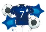 Folie ballonnen set * Voetbal rood of blauw, Ophalen of Verzenden, Nieuw, Versiering, Verjaardag