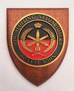 Houten schild, 109 Afd. Veldartillerie "HONEST JOHN" (raket), Ophalen of Verzenden, Landmacht, Nederland, Embleem of Badge