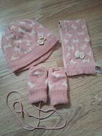 Setje wantjes, sjaal, muts (wibra), Kinderen en Baby's, Ophalen of Verzenden, Zo goed als nieuw, 104 of kleiner, Meisje