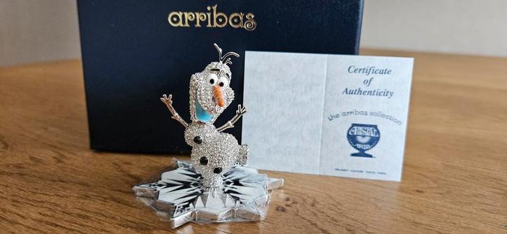 Swarovski Arribas Disney Frozen Olaf, Verzamelen, Swarovski, Nieuw, Figuurtje, Ophalen of Verzenden