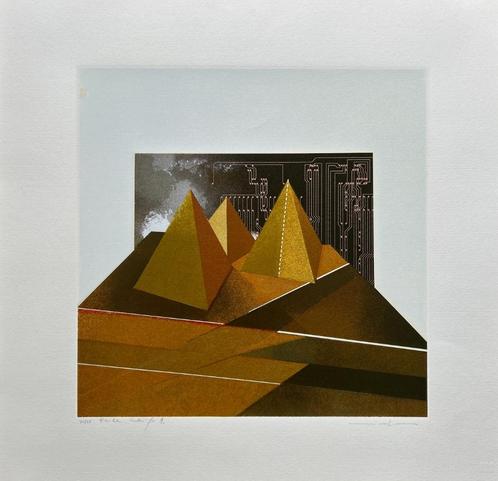 Zeefdruk Martin R. Baeyens, Antiek en Kunst, Kunst | Litho's en Zeefdrukken, Verzenden