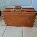 Vroege originele vintage Hartmann leren koffer handbagage, Ophalen, Gebruikt, 50 tot 60 cm, Slot