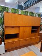 Vintage wandkast highboard design kast wall-unit, Huis en Inrichting, Kasten | Wandmeubels, 200 cm of meer, Met deur(en), ...
