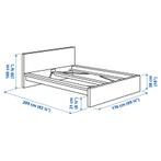 Tweepersoons bed Ikea Malm incl. matras + 4x lades - 160x200, Ophalen, Beige, Tweepersoons, Zo goed als nieuw