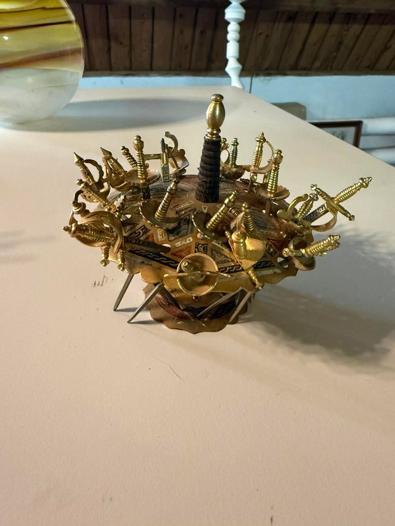 Vintage Toledo cocktail prikkers zwaarden zwaardjes, Ophalen of Verzenden