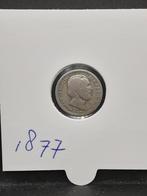 10 cent 1877 Koning Willem III, Koning Willem III, Zilver, Ophalen of Verzenden, 10 cent