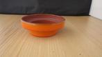 mooie retro kandelaar in oranje kleur, Verzamelen, Retro, Ophalen of Verzenden, Overige typen