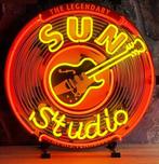 Neon reclame   "Sun Studio"  (65 cm), Ophalen, Zo goed als nieuw, Lichtbak of (neon) lamp