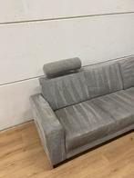 Mooie luxe suede teddy grijze hoekbank - GEREINIGD!!!, Ophalen, Luxe, Hoekbank, Zo goed als nieuw
