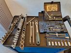 GEDORE DOPPENSET 1/4"€ 3/8", Auto diversen, Autogereedschap, Ophalen, Gebruikt