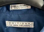 Van Heusen , Editions, midden blauw, 63 cm, Overhemd, Blauw, Ophalen of Verzenden, Zo goed als nieuw