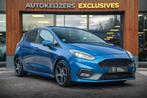 Ford Fiesta 1.5 EcoBoost ST-3 Performance 200PK Navi, Auto's, Voorwielaandrijving, Euro 6, 1188 kg, Blauw