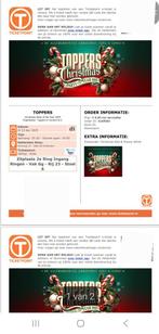 2 tickets voor toppers in concert, Tickets en Kaartjes, Evenementen en Festivals, Twee personen