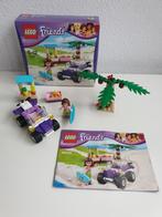 Lego Friends 41010 Olivia's strandbuggy, Ophalen of Verzenden, Zo goed als nieuw, Complete set, Lego