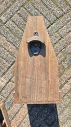 Houten bierkratje met opener, Ophalen, Zo goed als nieuw, Flesopener, Overige merken