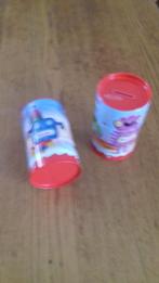 spaarpotten kinder bueno, Verzamelen, Spaarpotten, Ophalen of Verzenden, Gebruikt, Metaal of Blik, Overige thema's