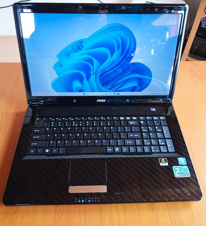 MSI Laptop 17 Inch, Computers en Software, Windows Laptops, Refurbished, 17 inch of meer, SSD, 2 tot 3 Ghz, 4 GB, Qwerty, Ophalen